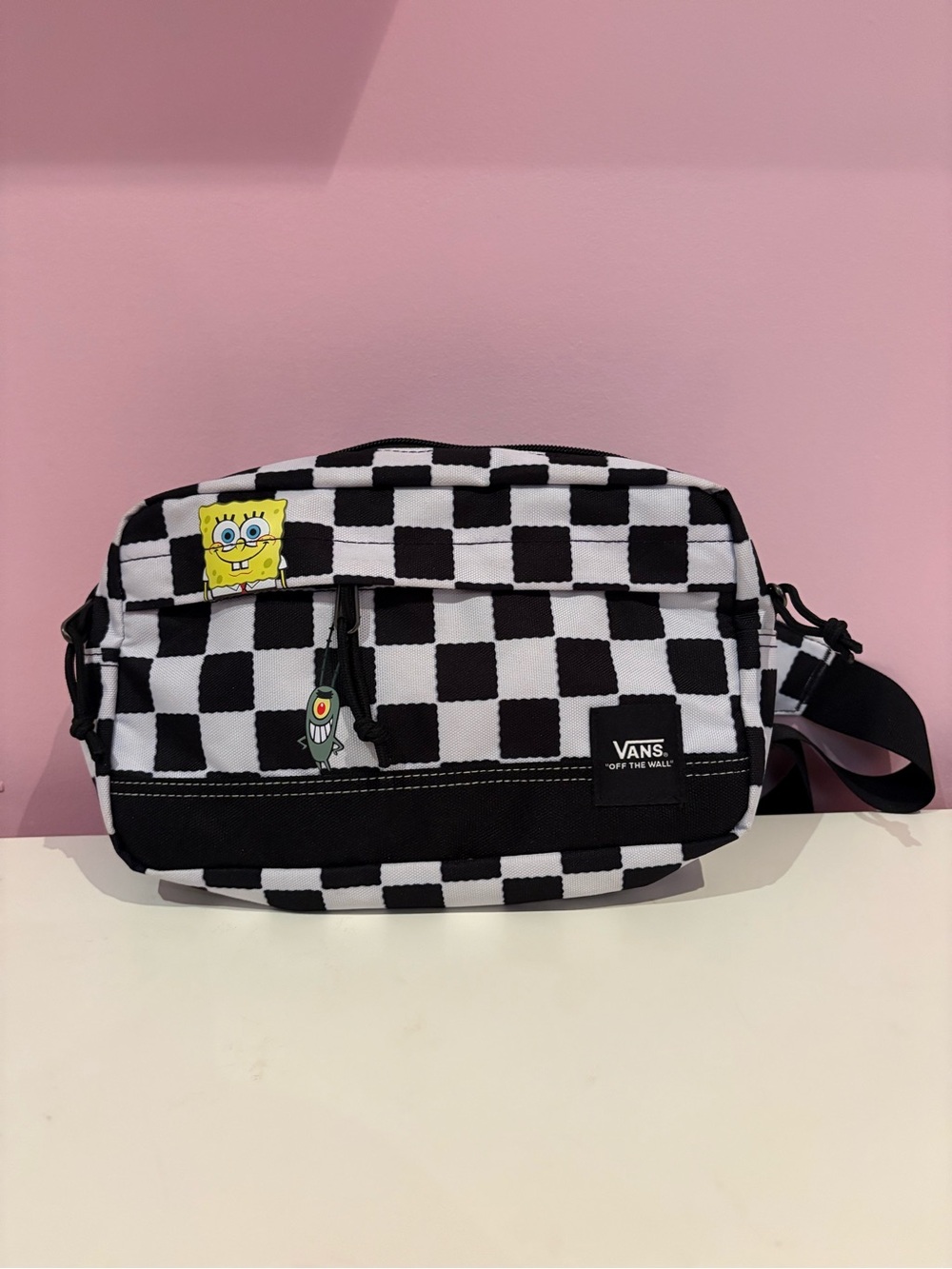 Vans x SpongeBob & Plankton Checkerboard Construct Cross Body Bag 💛🫧 Used Once